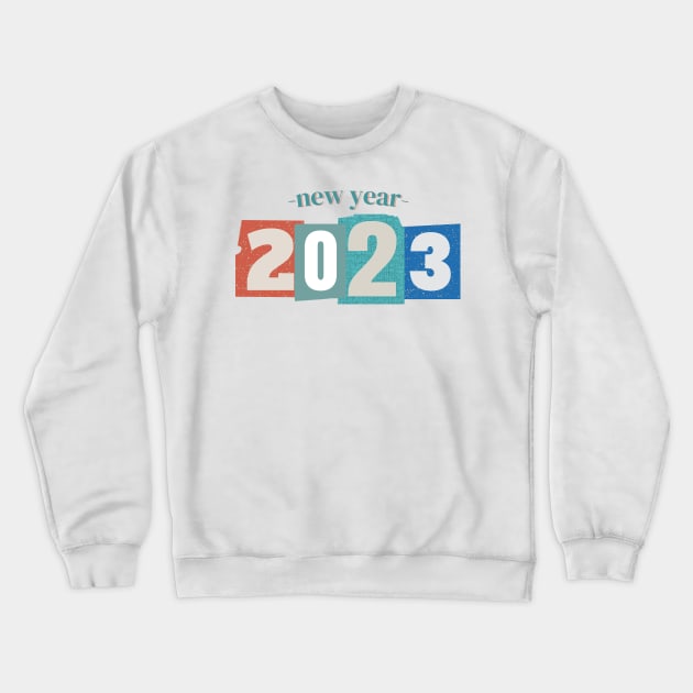 New Year 2023 Crewneck Sweatshirt by Moshi Moshi Designs